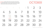 2026 Typography Giant Wall Calendar by Studio Hinrichs