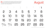 2026 Typography Giant Wall Calendar by Studio Hinrichs