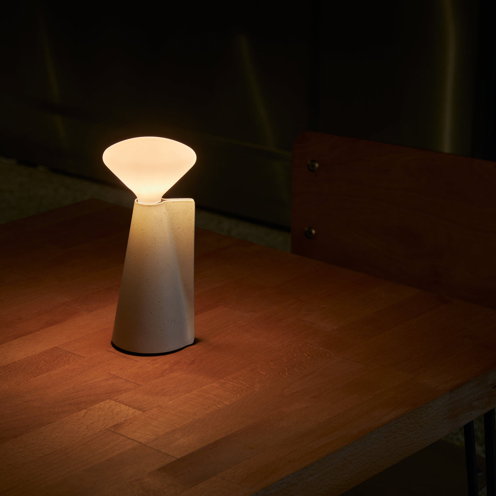 Mantle Portable Lamp - Stone White
