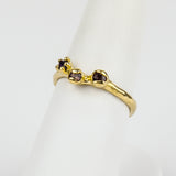 Elle Naz - Amelia Ring with Sapphires - Size 7