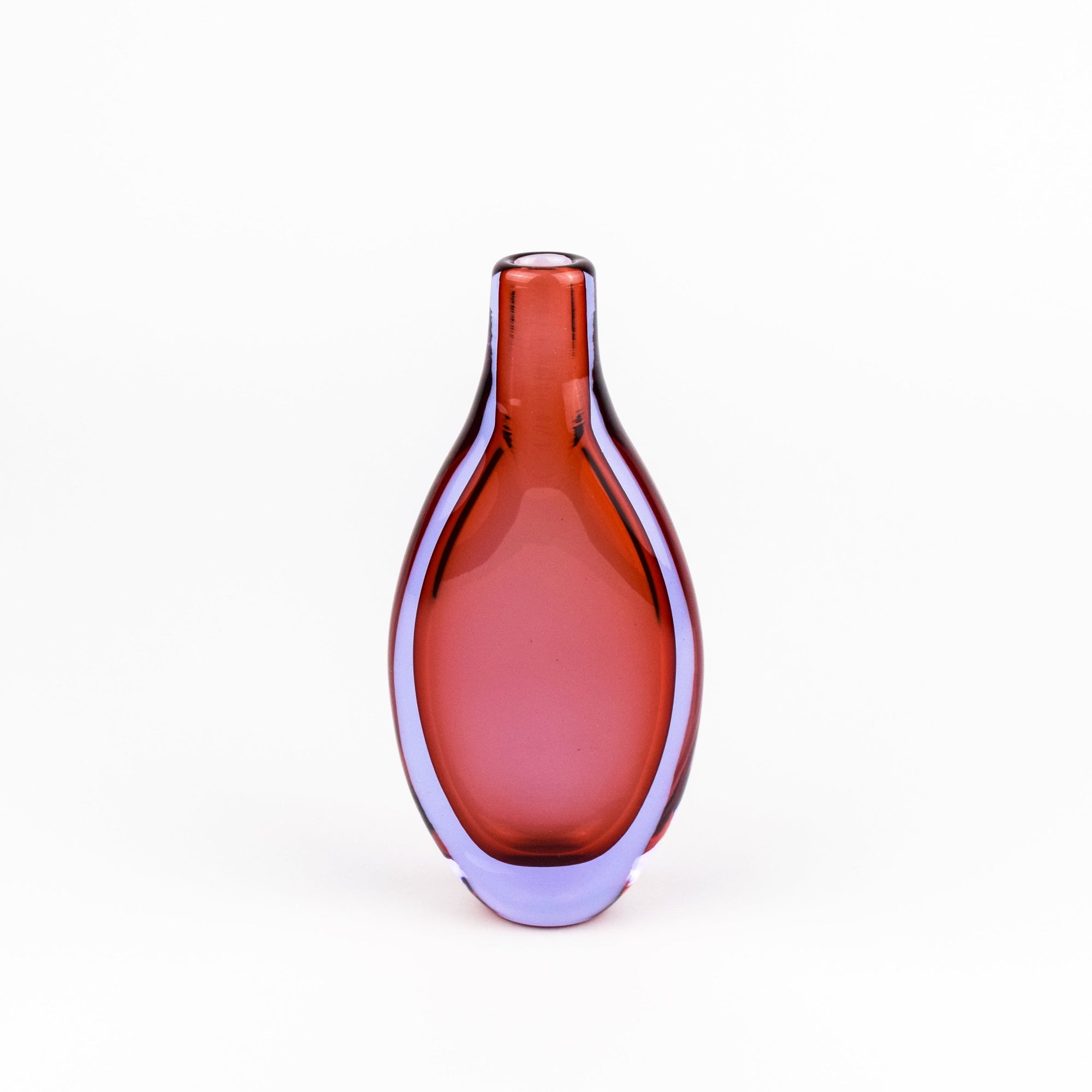Sommerso Vases - Lilac &amp; Apricot - Teardrop