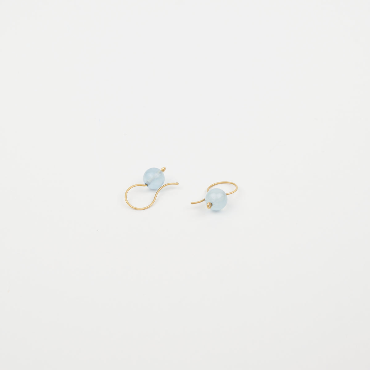 Carla Caruso - Big Gemstone &amp; Diamond Earrings - Aquamarine