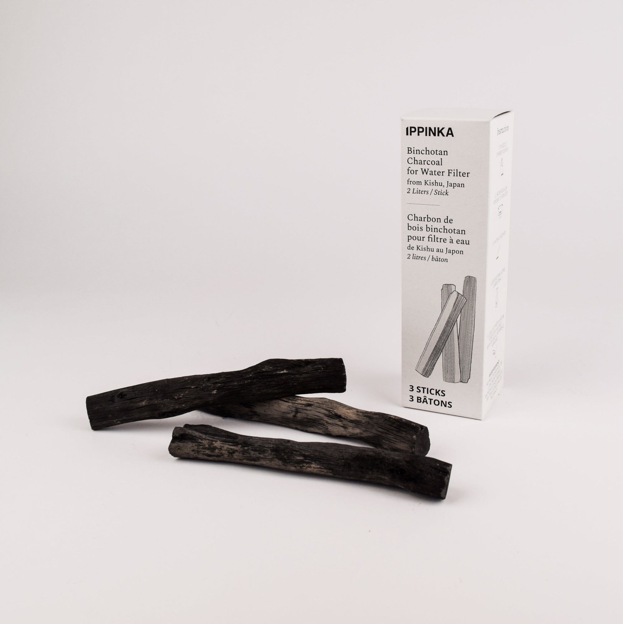 Binchotan Charcoal Sticks - Three Sticks