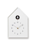 Birdhouse Clock - White