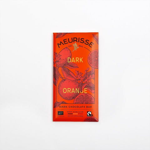 meurisse belgian dark chocolate orange bar