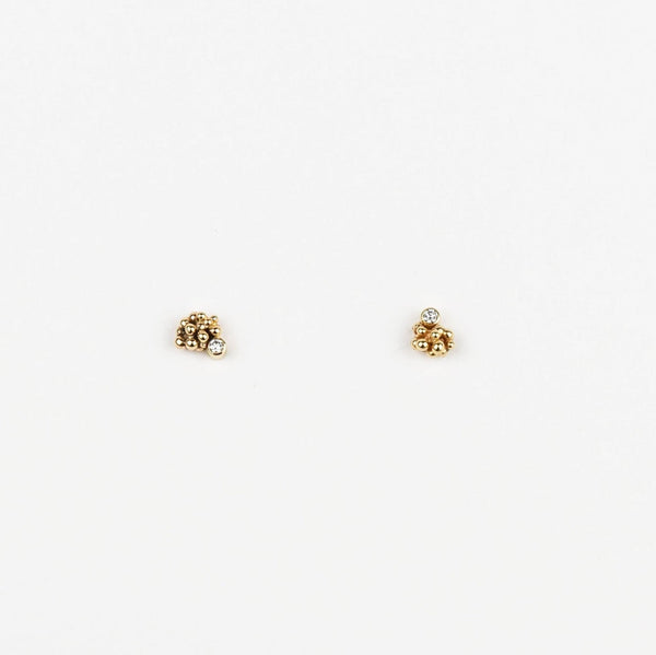 Elle Naz - Bubble Earrings with Diamonds