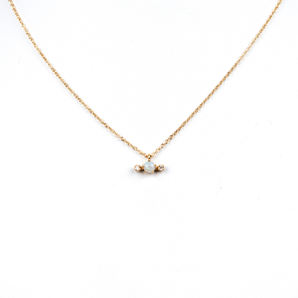 N + A - Candy Opal &amp; Diamond Necklace