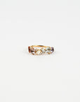Suzanne Kalan - 14k Gold Amalfi Blend Half Band - Pastel - Size 6.5
