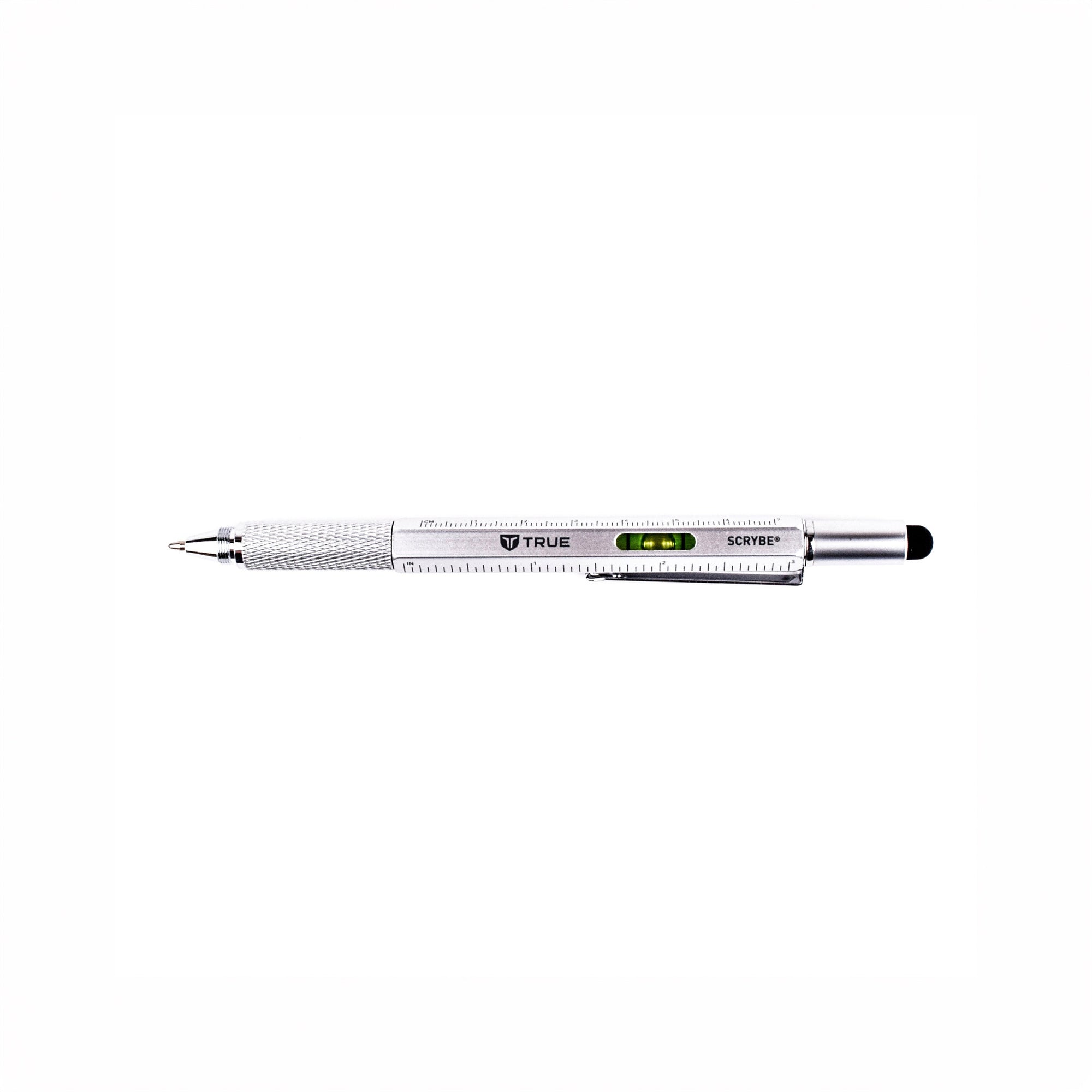 Scrybe 6-in-1 Multi-Tool Pen - Silver