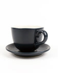 Fika Cup & Saucer - Slate Grey & White