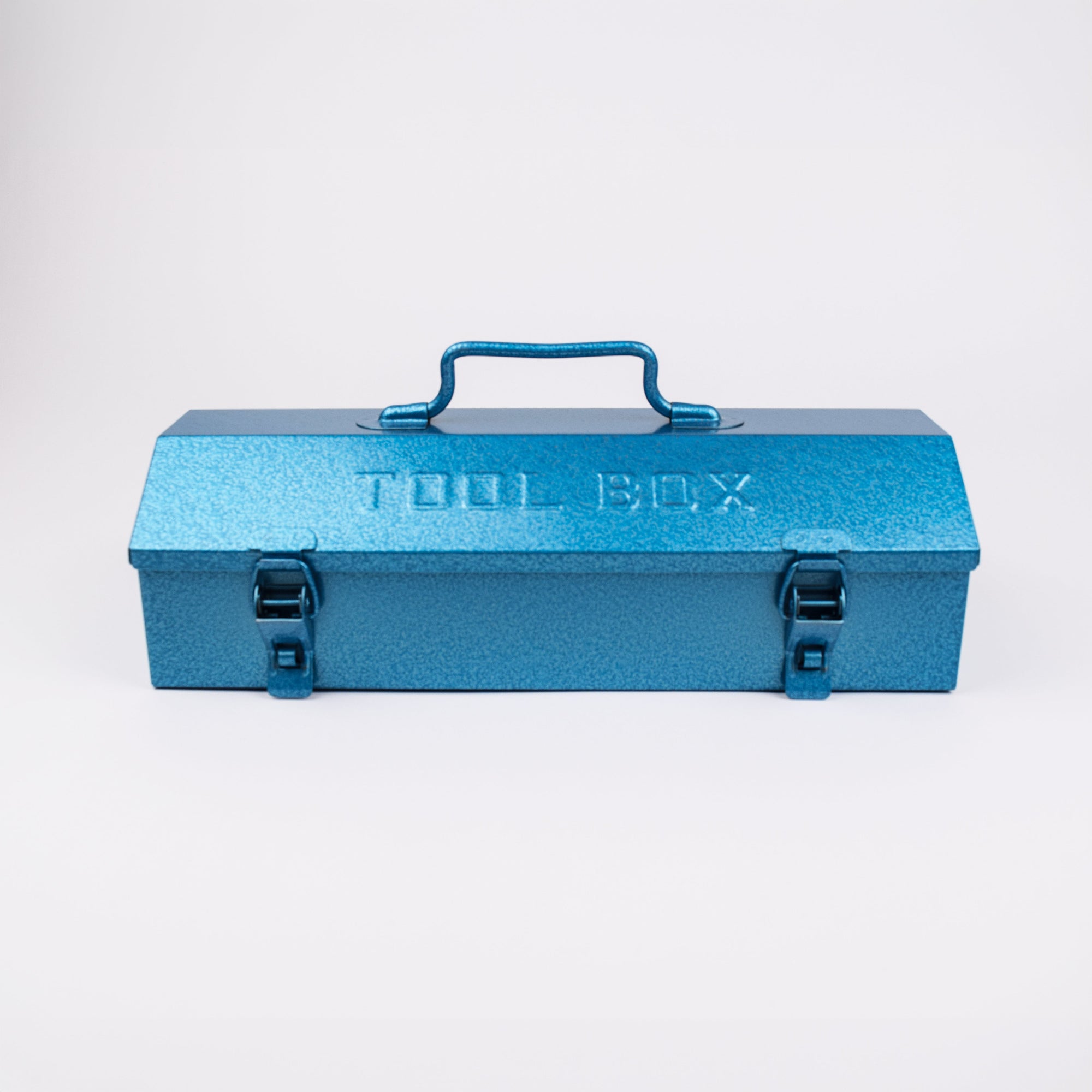 Blue toolbox with 'Tool Box' text on a white background