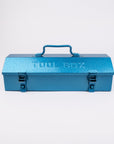 Blue toolbox with 'Tool Box' text on a white background