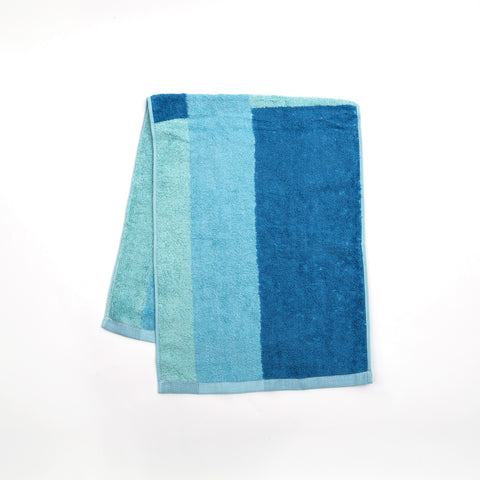 unfading japanese cotton bath towel blue imabari