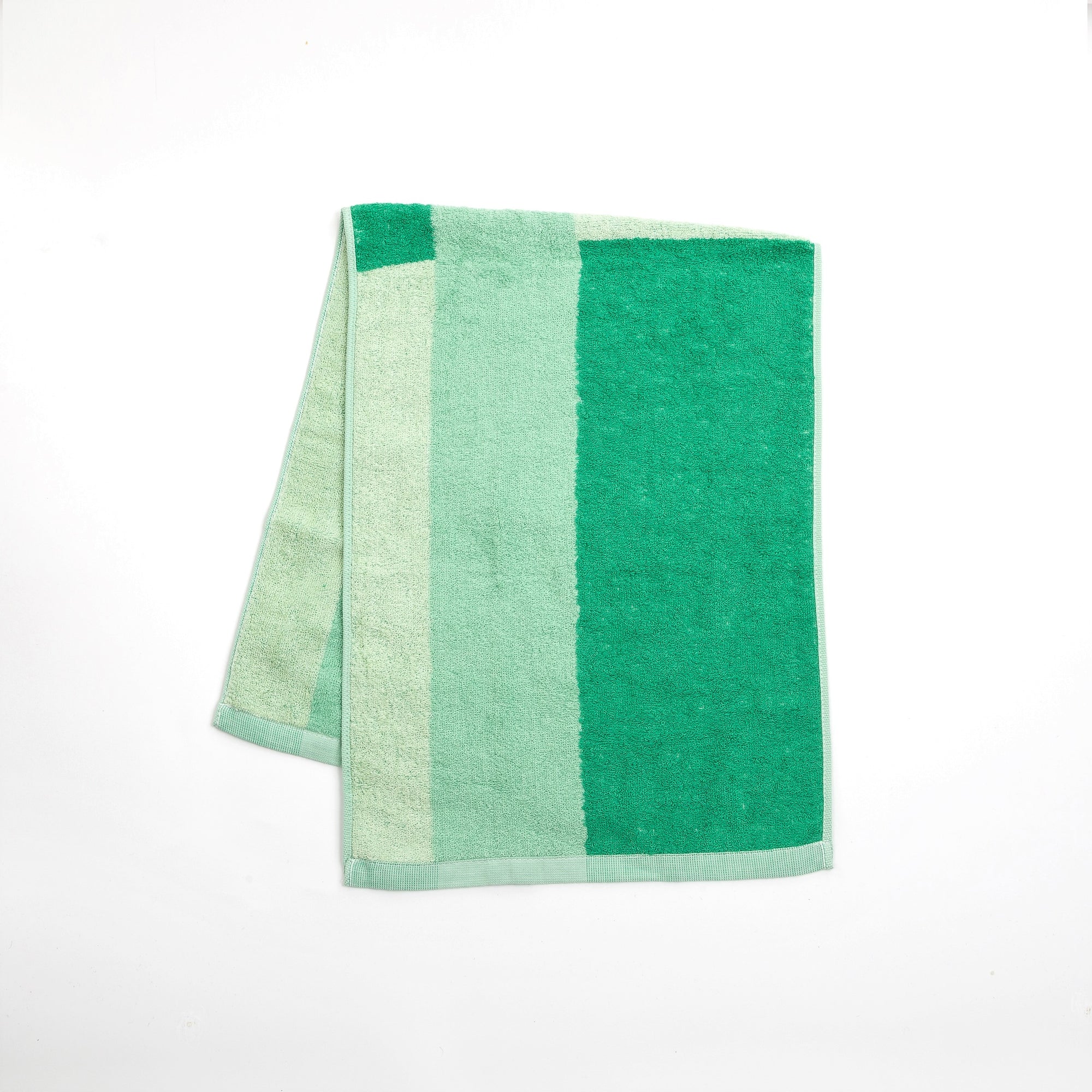 unfading japanese cotton bath towel green imabari