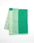 unfading japanese cotton bath towel green imabari