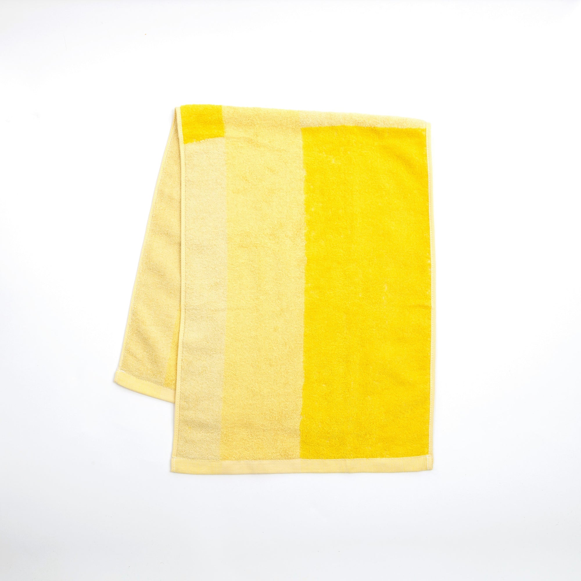 unfading japanese cotton bath towel yellow imabari