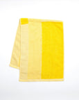 unfading japanese cotton bath towel yellow imabari