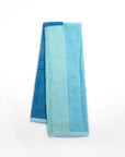 unfading japanese cotton hand towel blue imabari