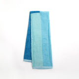 unfading japanese cotton hand towel blue imabari