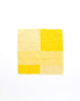 unfading japanese cotton wash cloth yellow imabari