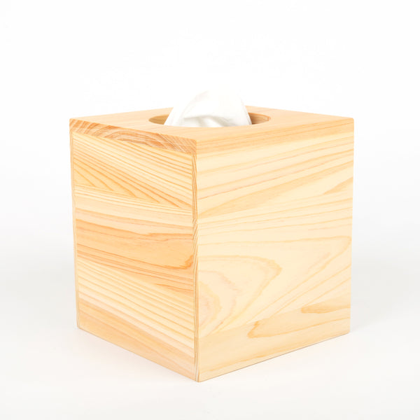 Hinoki Tissue Box - Square