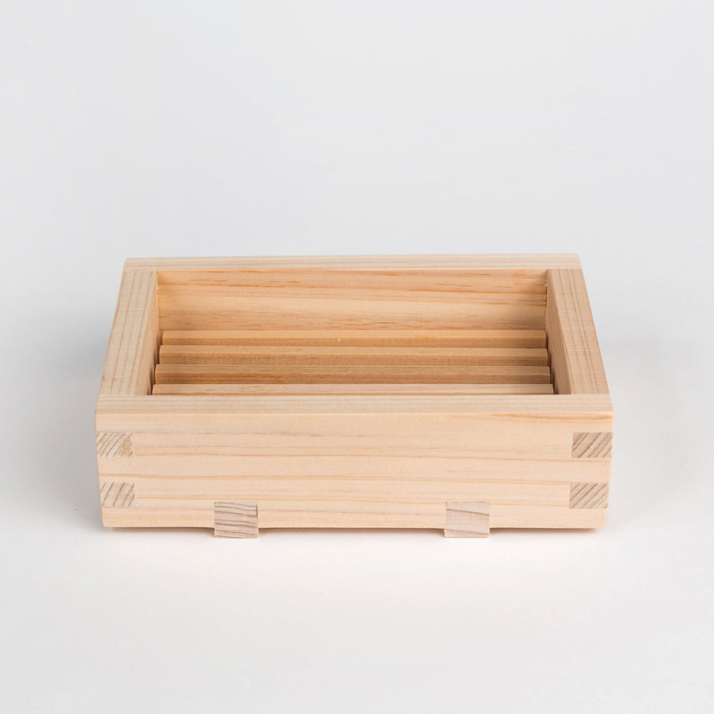 Hinoki Soap Rest - Slatted Box