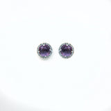 Liven Co. - Gemstone Pave Diamond Posts