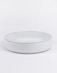 adonde dinnerware deep salad plate white