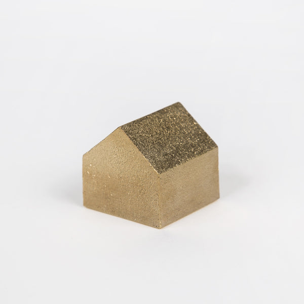 Solid Brass House Paperweight