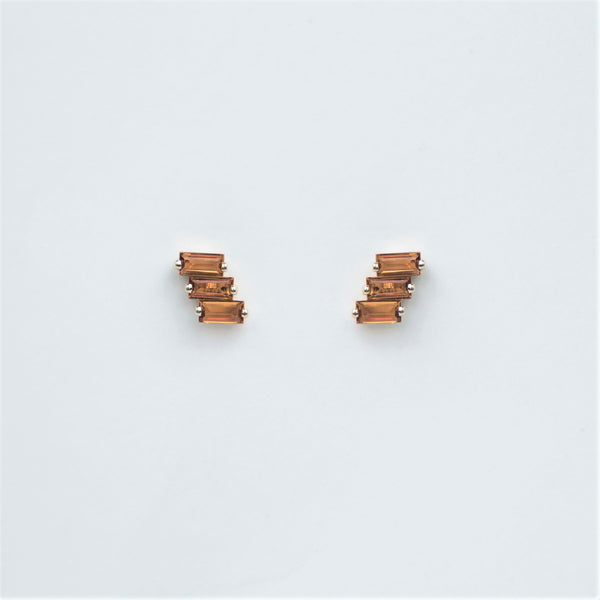 Suzanne Kalan - 14k Gold Amalfi Stud Earrings - Citrine