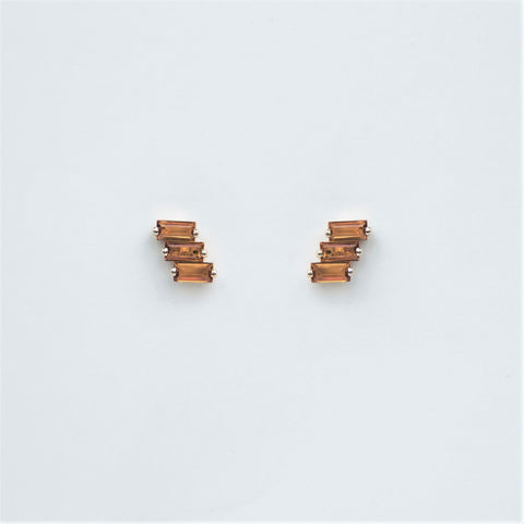 Suzanne Kalan - 14k Gold Amalfi Stud Earrings - Citrine