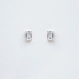 Suzanne Kalan - 14K Gold Emerald Cut Post Earrings