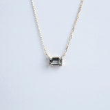 Suzanne Kalan - 14k Gold Emerald Cut Necklace