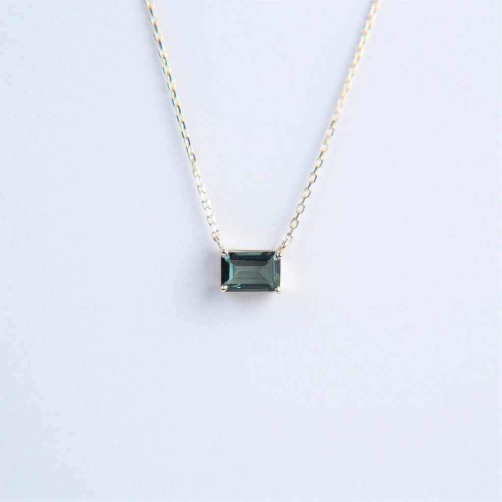 Suzanne Kalan - 14k Gold Emerald Cut Necklace