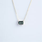 Suzanne Kalan - 14K Gold Emerald Cut Necklace