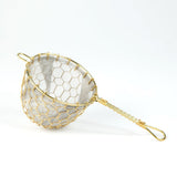 Handmade Tea Strainers - Large, Brass and Copper