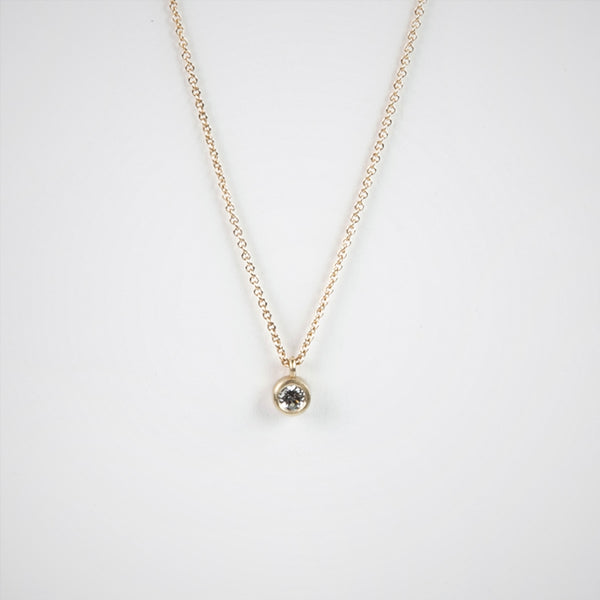 Carla Caruso - Large Dainty Necklace with Diamond