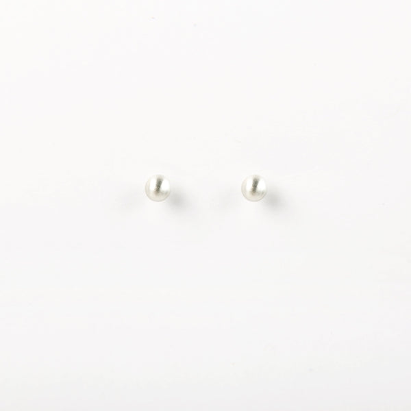 Carla Caruso - Bubble Stud Earrings - Sterling Silver, Small