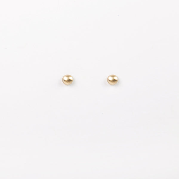Carla Caruso - Bubble Stud Earrings - Yellow Gold, Small