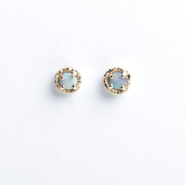 N + A Opal Stud Earrings