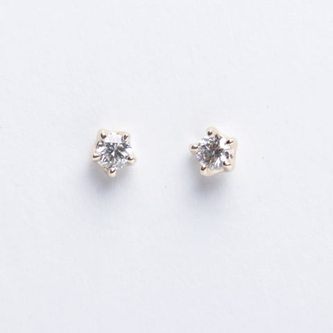 N + A - Diamond Stud Earrings - Medium
