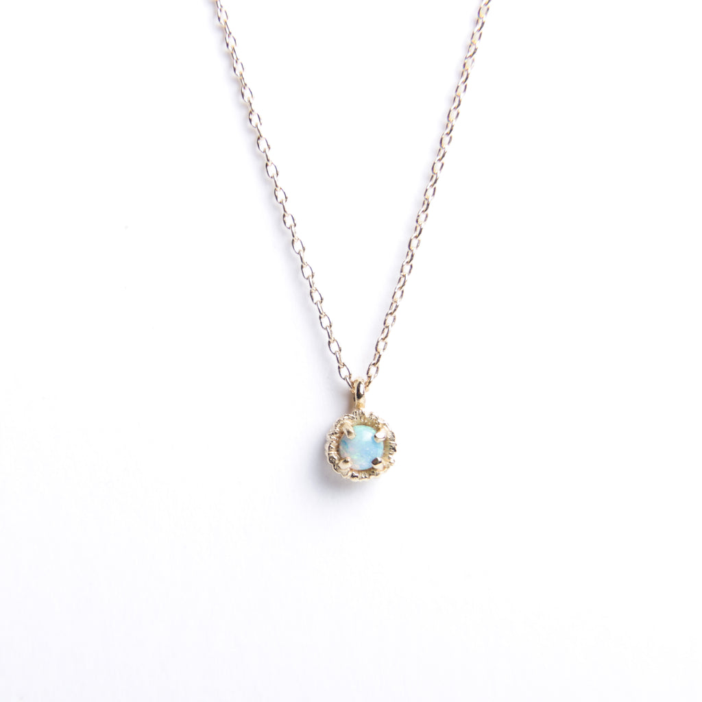 N + A Single Opal Necklace