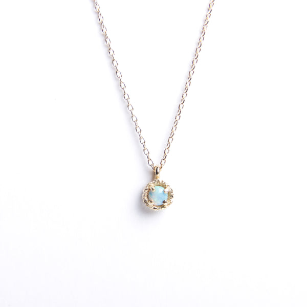 N + A Single Opal Necklace