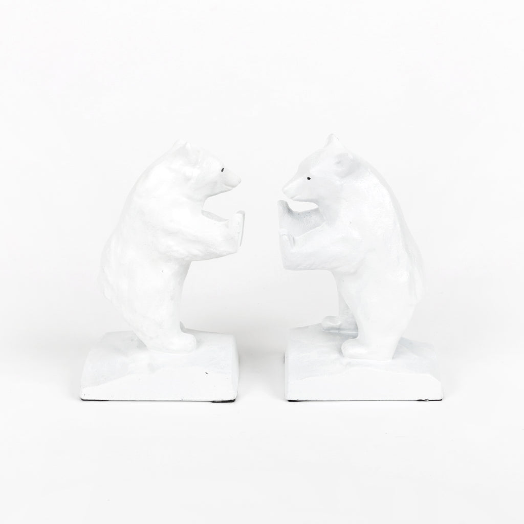 Cast Iron Bear Bookends - Set of Two