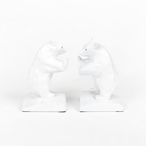 Cast Iron Bear Bookends - Set of Two