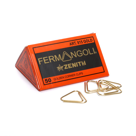 Fermangoli Gold Corner Clips