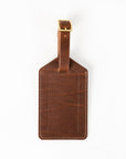 LWM Leather Luggage Tag