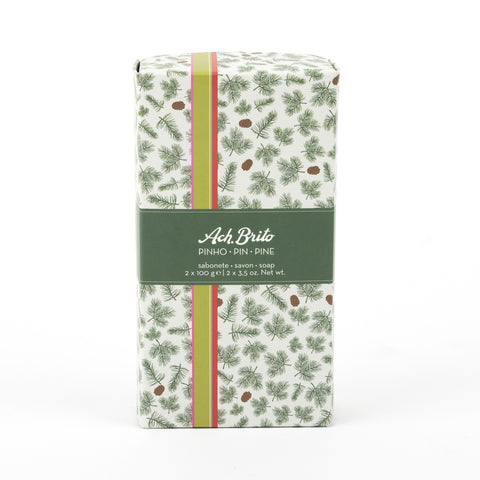 ach. brito pine soap bar set of two