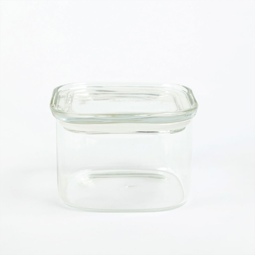 Pebbly Glass Canisters