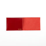 alice park kidskin wallet flap style red